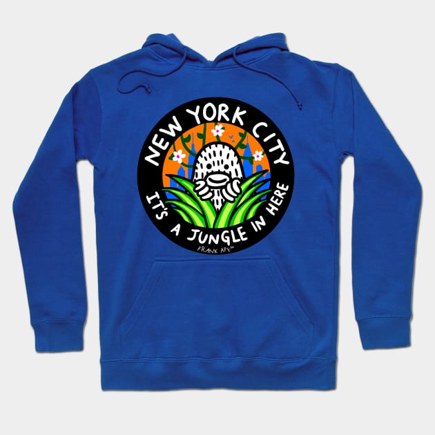 NYC, It's a jungle in here Hoodie by FrankApe